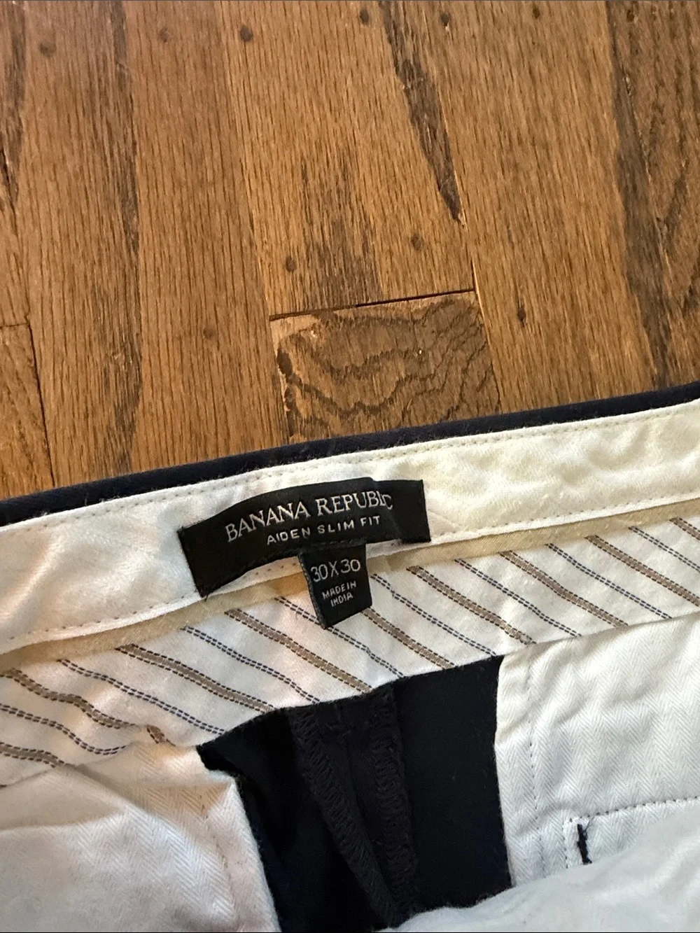 Banana Republic Navy Blue Men's Chino Pants